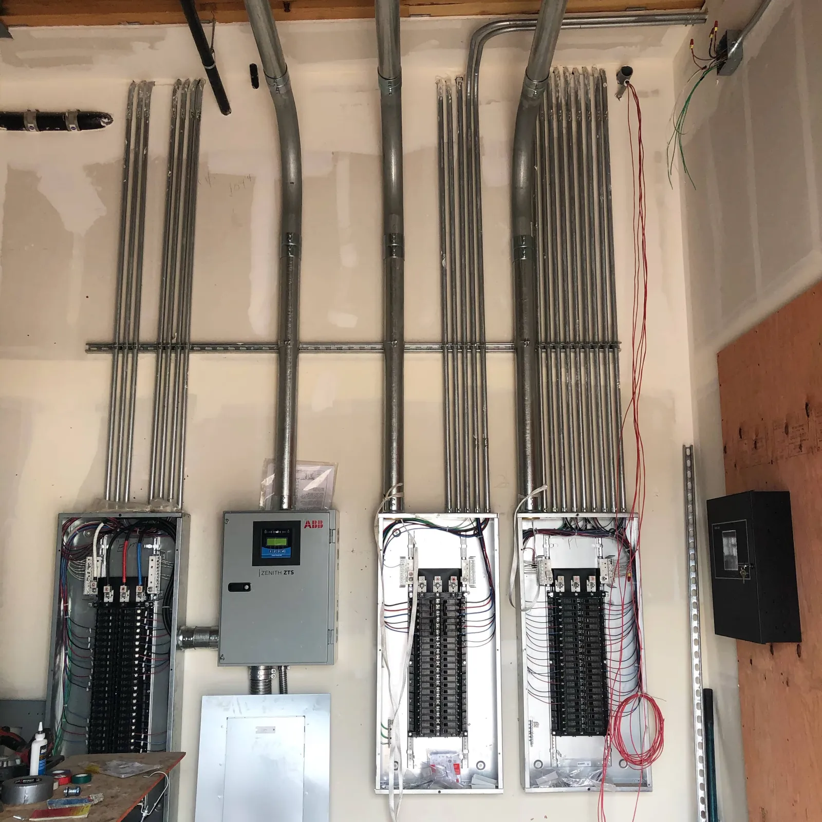 Commercial panelboards, switchgear, and automatic transfer switch serviced by SouthTech Electric